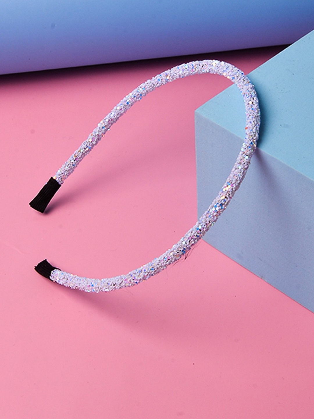 

POPLINS Girls White Embellished Hairband