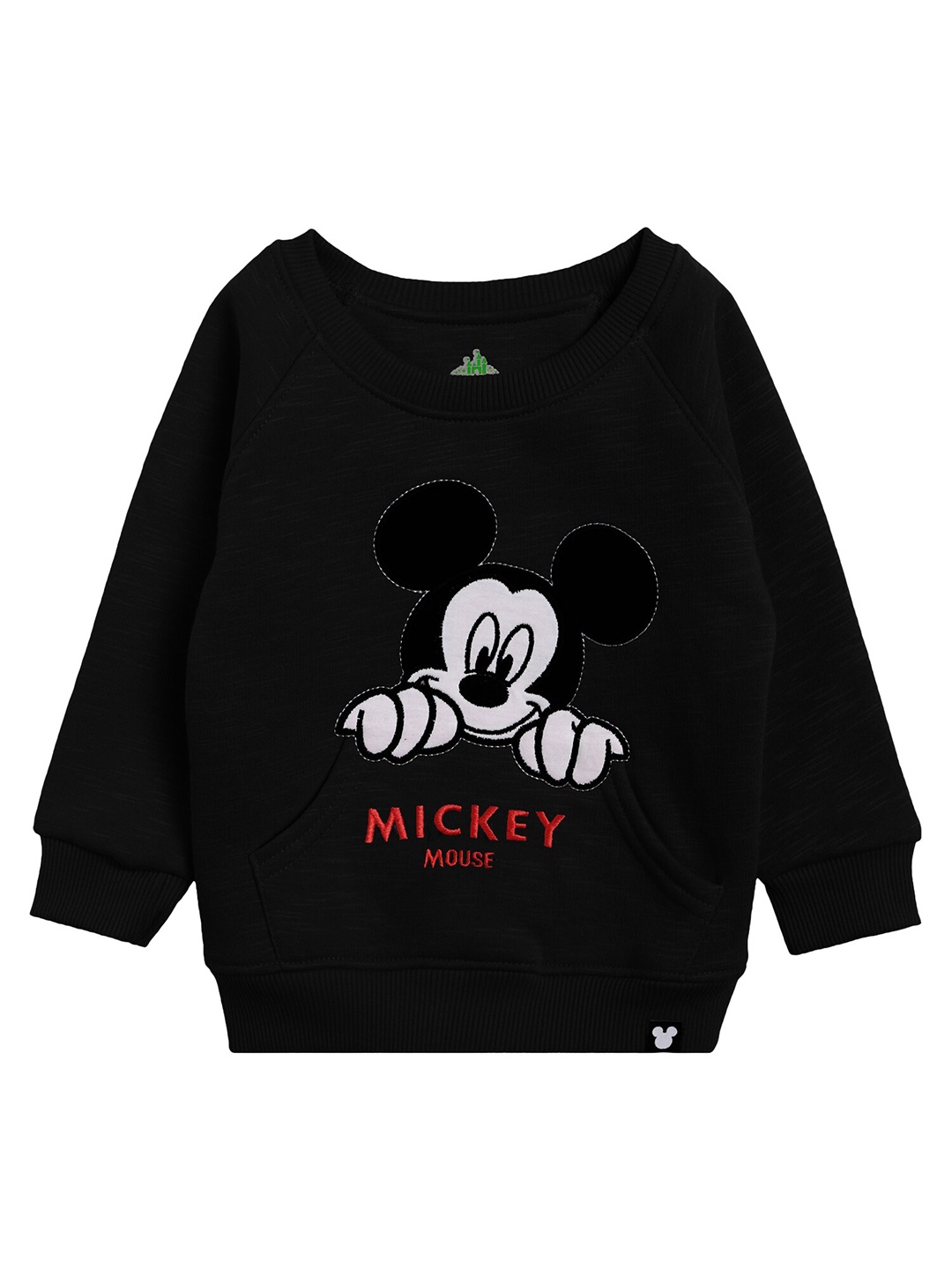 

Bodycare Kids Boys Black Mickey Mouse Printed Cotton Sweatshirt