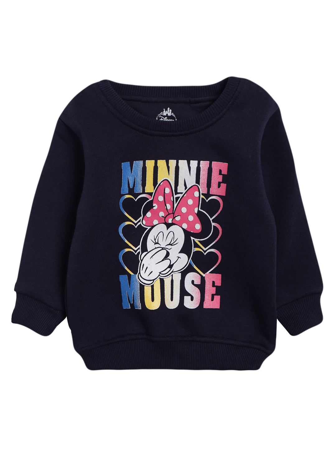 

Bodycare Kids Girls MINNIE & FRIENDS Printed Cotton Sweatshirt, Navy blue