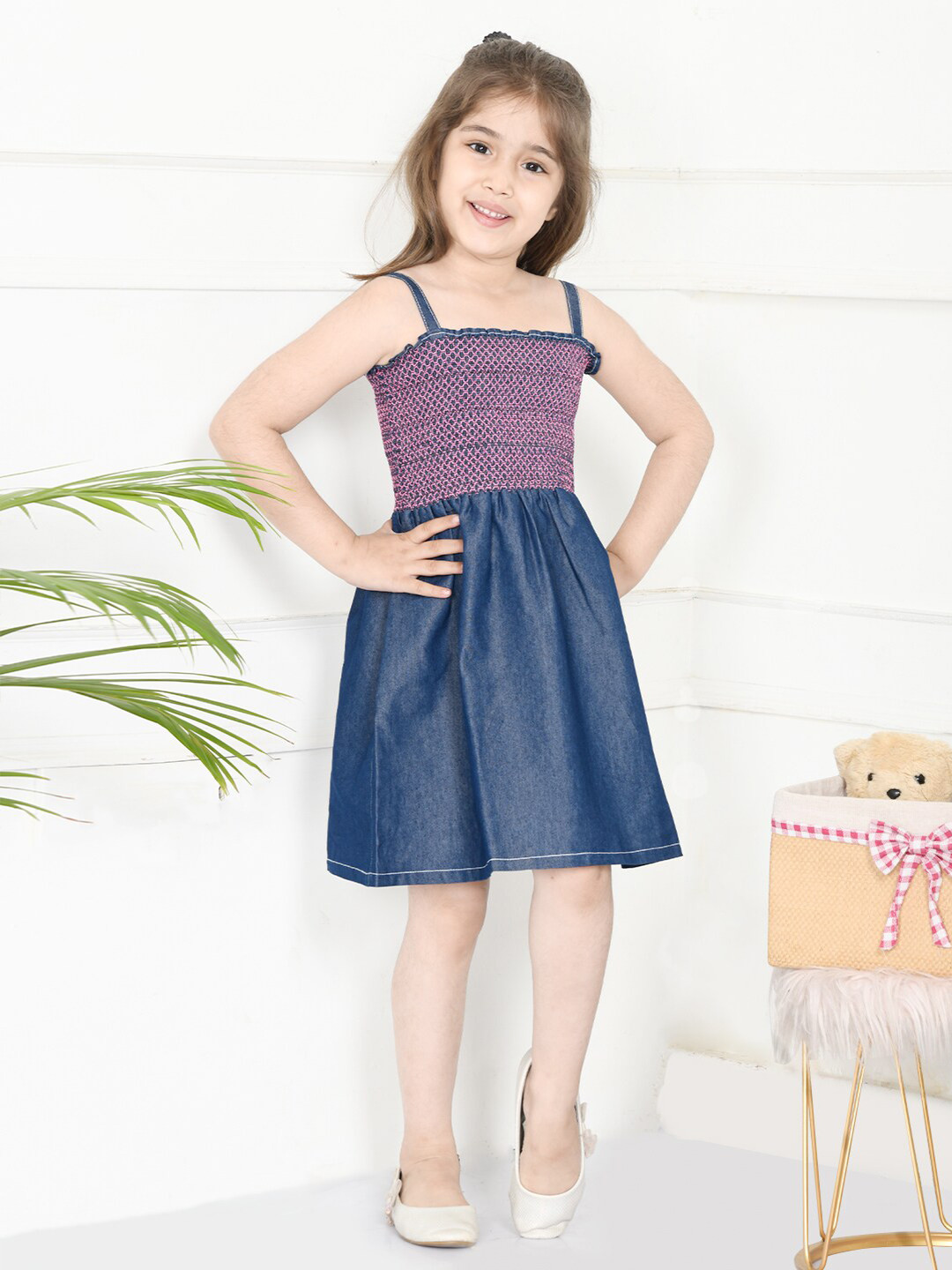 

LilPicks Blue Denim Dress
