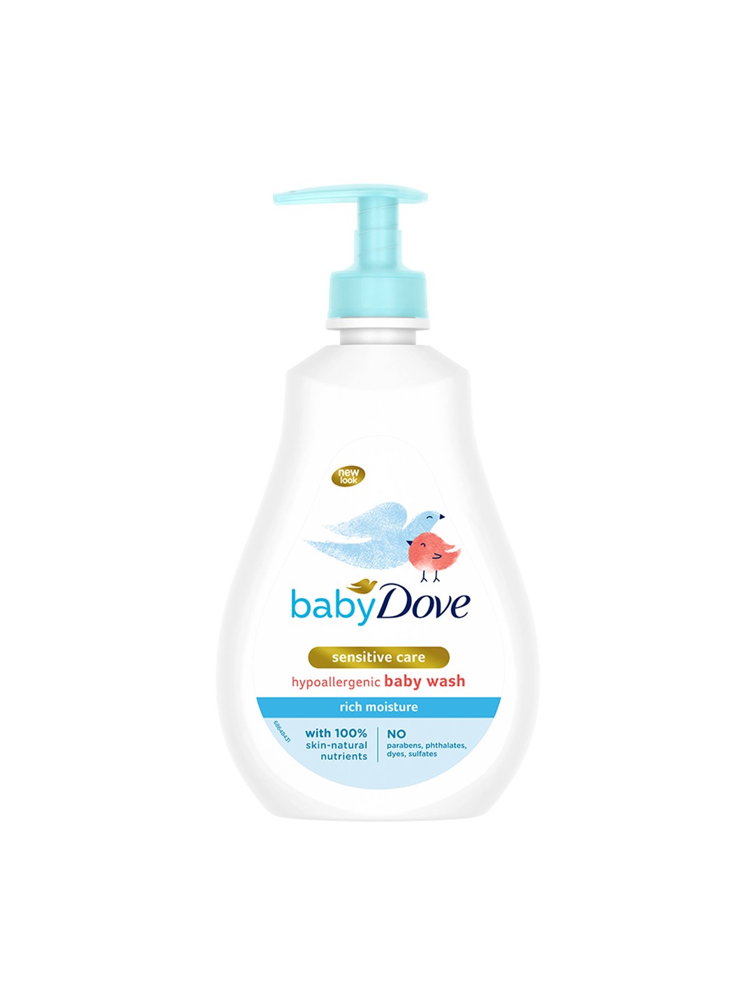 

Baby Dove Rich Moisture Hypoallergenic Body Wash - Sensitive Care - 400 ml, White