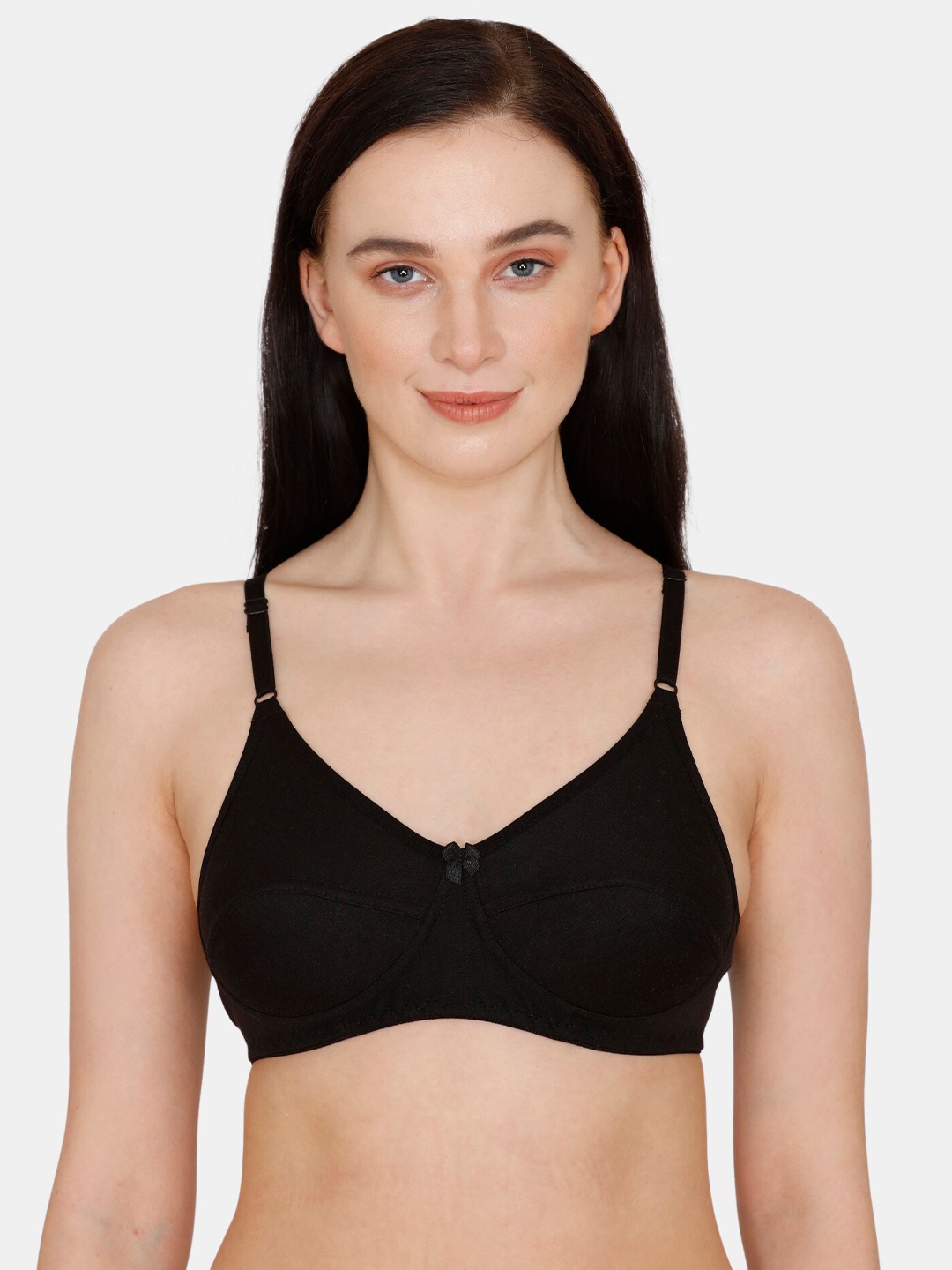 

Coucou by Zivame Black Non Padded Non-Wired T-shirt Bra