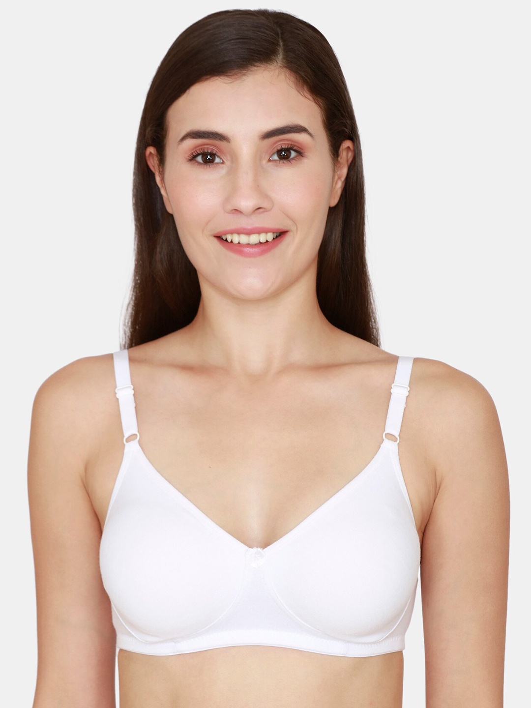 

Coucou by Zivame White Non Padded & Non Wired Solid Bra