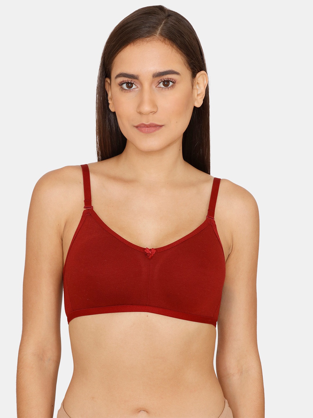 

Rosaline by Zivame Red Non Padded Bra