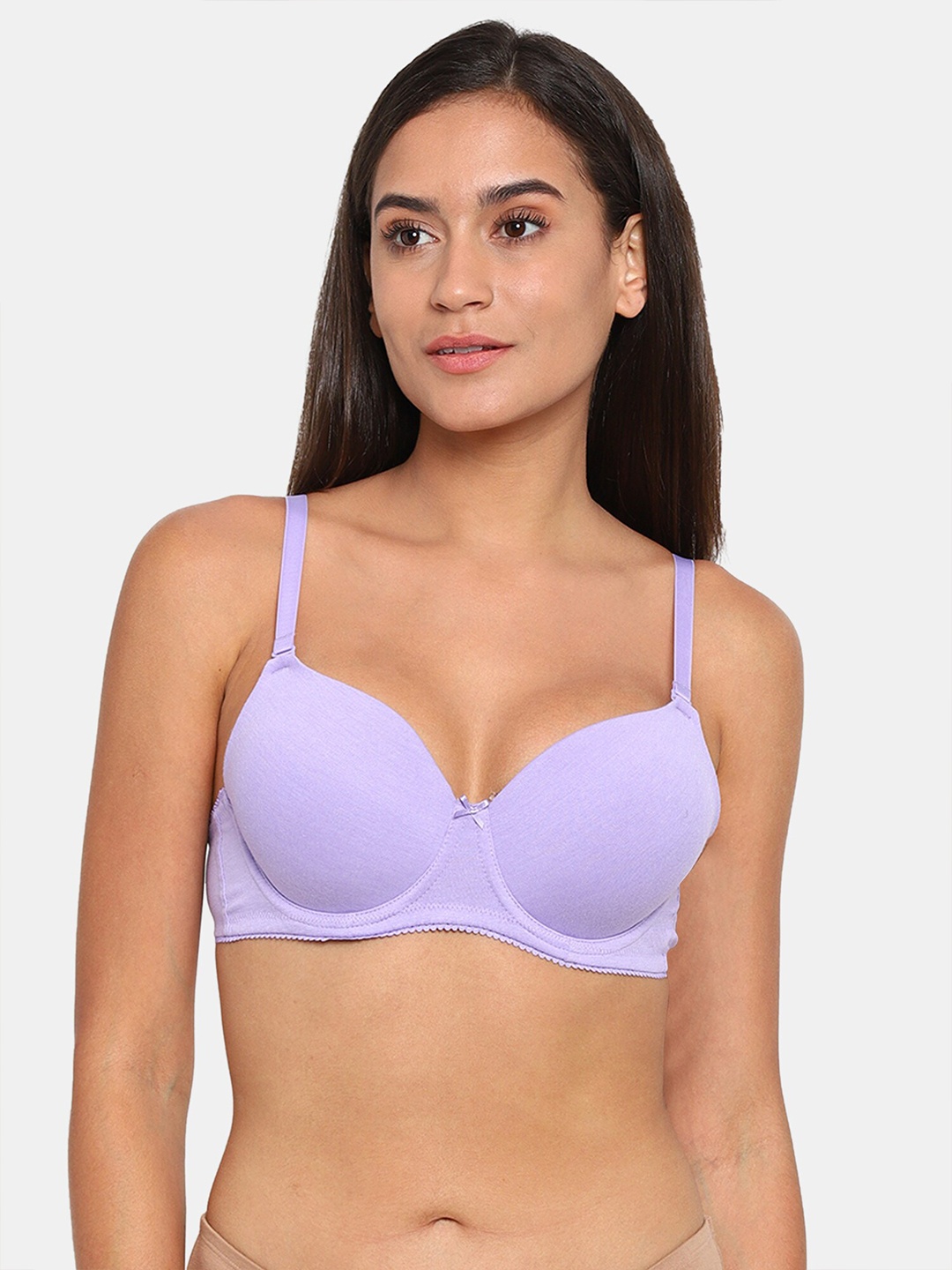

Rosaline by Zivame Purple Underwired Lightly Padded Bra