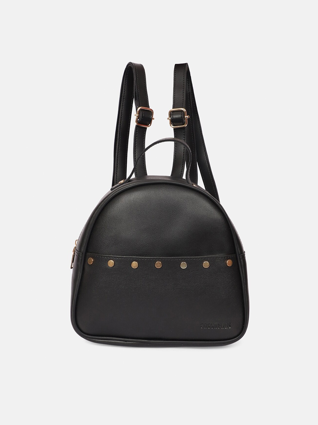 

SASSAFRAS Women Black Embellished Stylish PU Backpack
