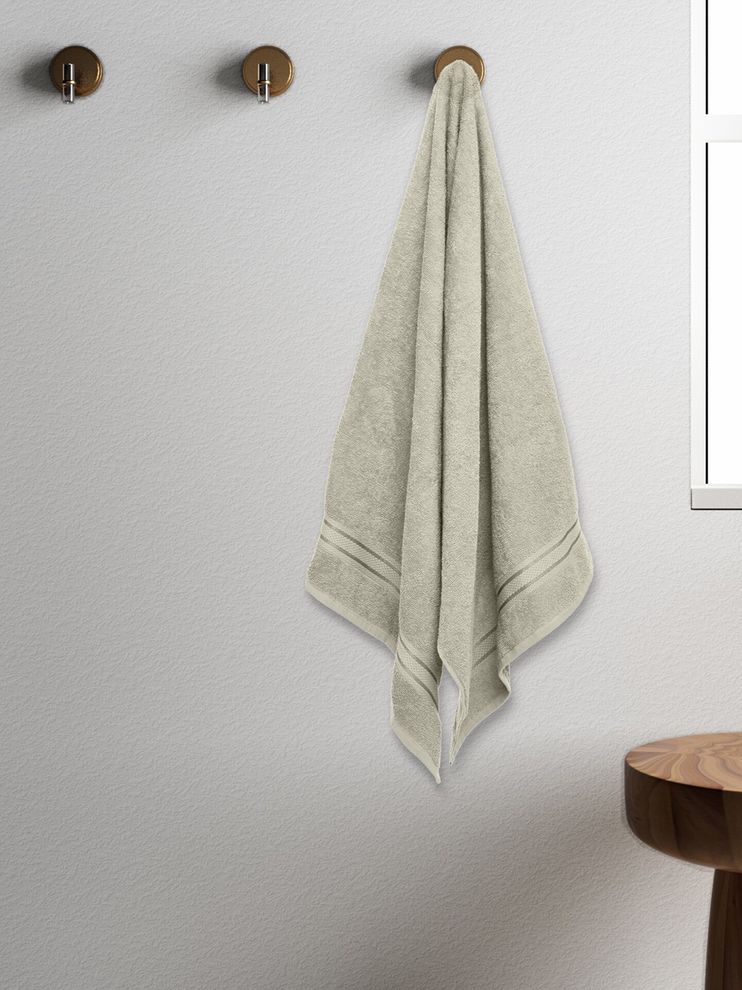 

CORE Designed by SPACES Beige Solid 400 GSM Pure Cotton Bath Towel