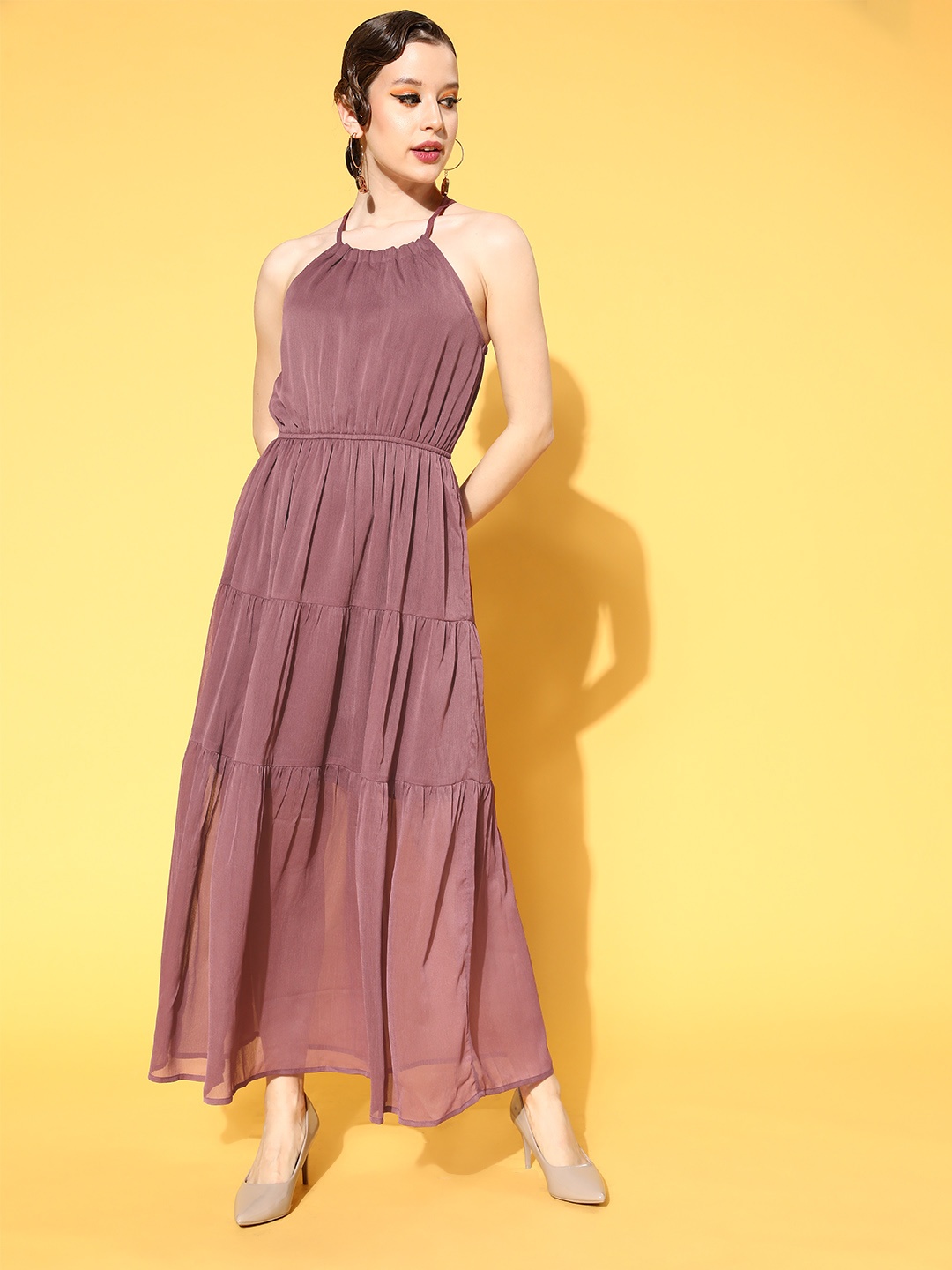 

plusS Pink Maxi Dress