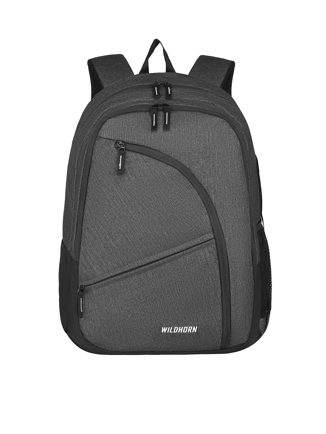 

WildHorn Unisex Grey Solid Laptop Backpack