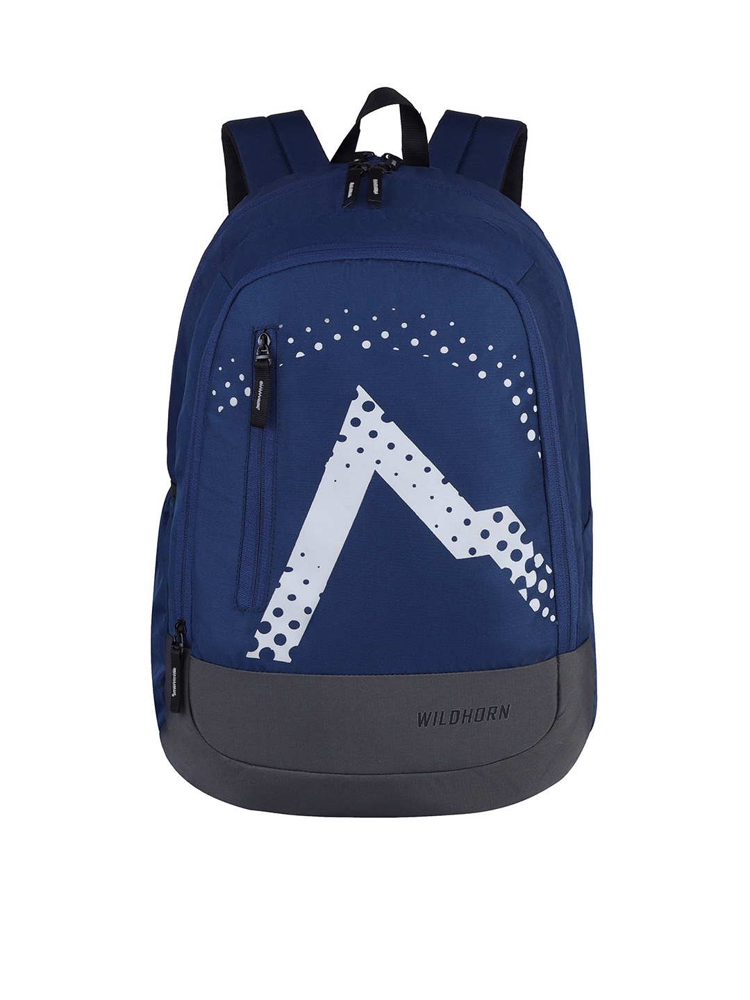

WildHorn Unisex Blue & Grey 17 Inch Laptop Backpack with Compression Straps