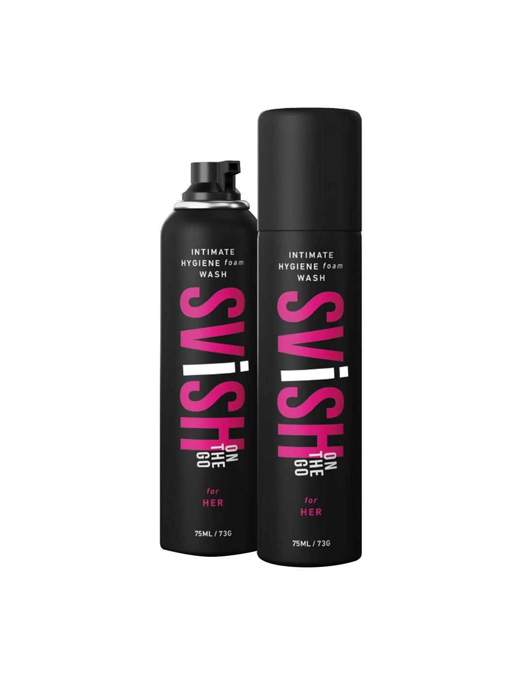 

Svish On The Go Women Intimate Hygiene Wash - 75 ml, Black