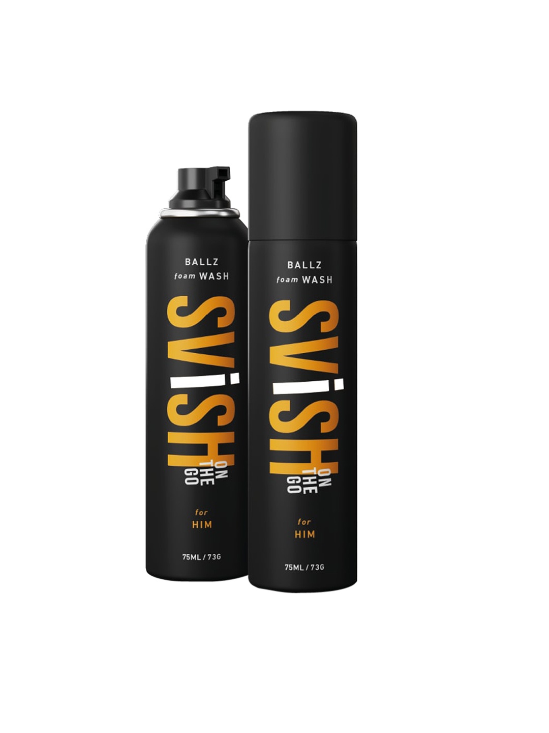 

Svish On The Go Men Intimate Hygiene Wash - 75 ml, Black