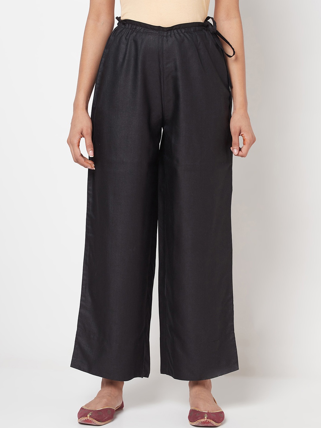 

Fabindia Women Black Trousers