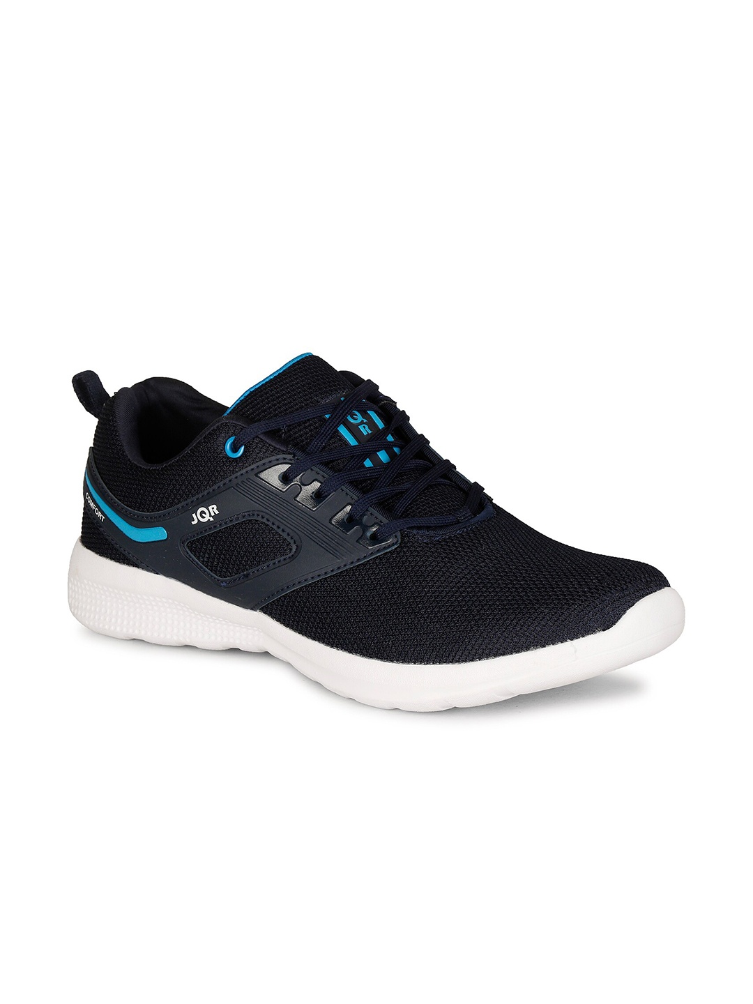 

JQR Men A-jio-431 Navy Blue White Mesh Running Shoes