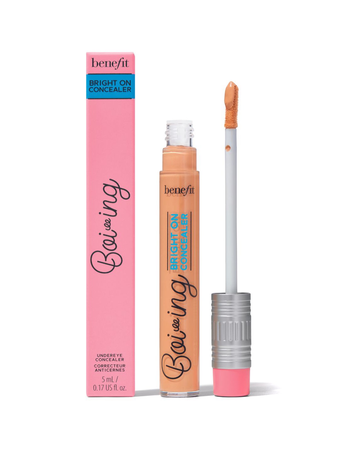 

Benefit Cosmetics Boi-ing Bright On Under Eye Concealer with Vitamin C 5 ml - Peach, Beige