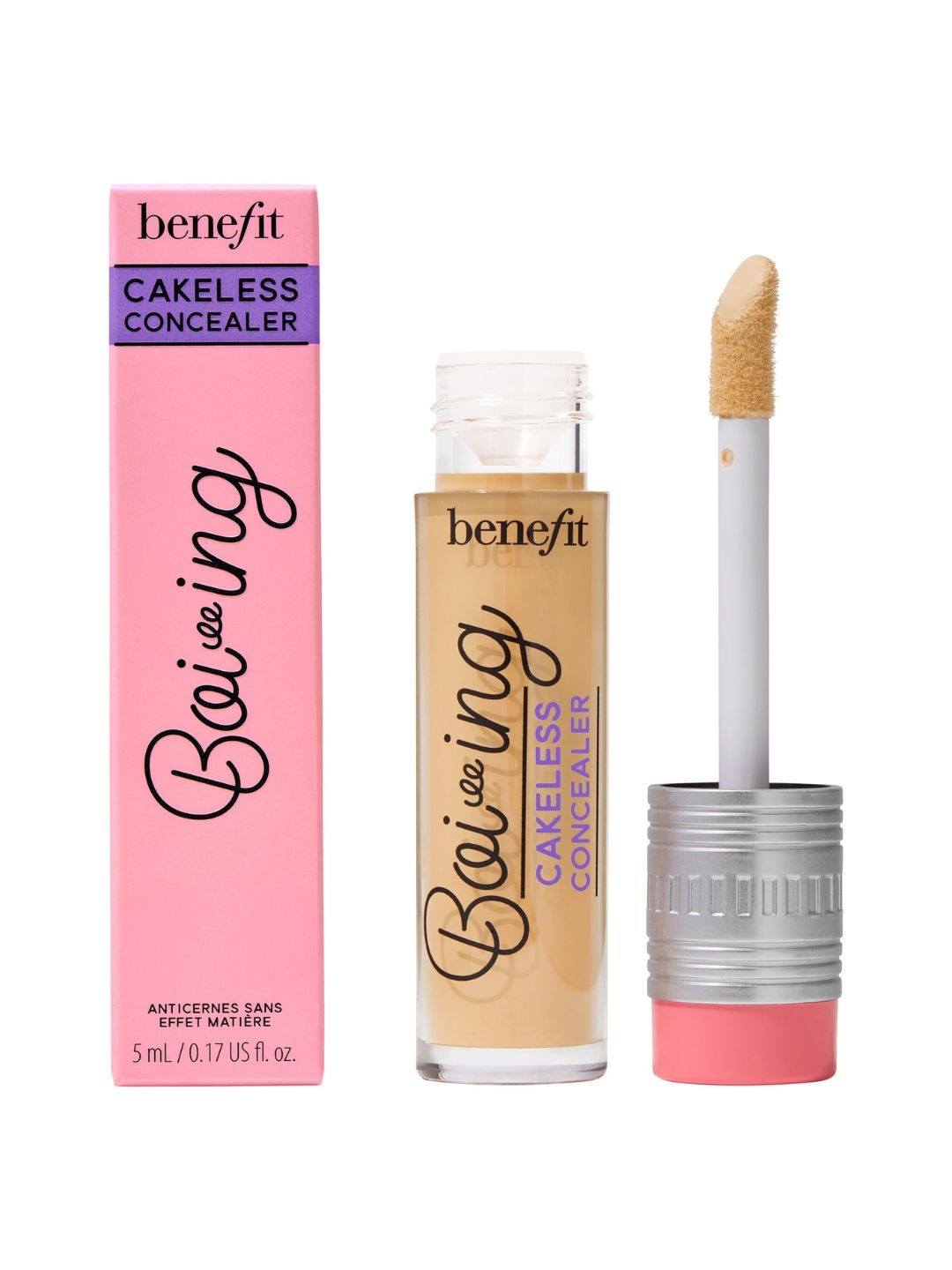 

Benefit Cosmetics Boi-ing Full Coverage Cakeless Liquid Concealer 5 ml- Got This 6.3, Nude