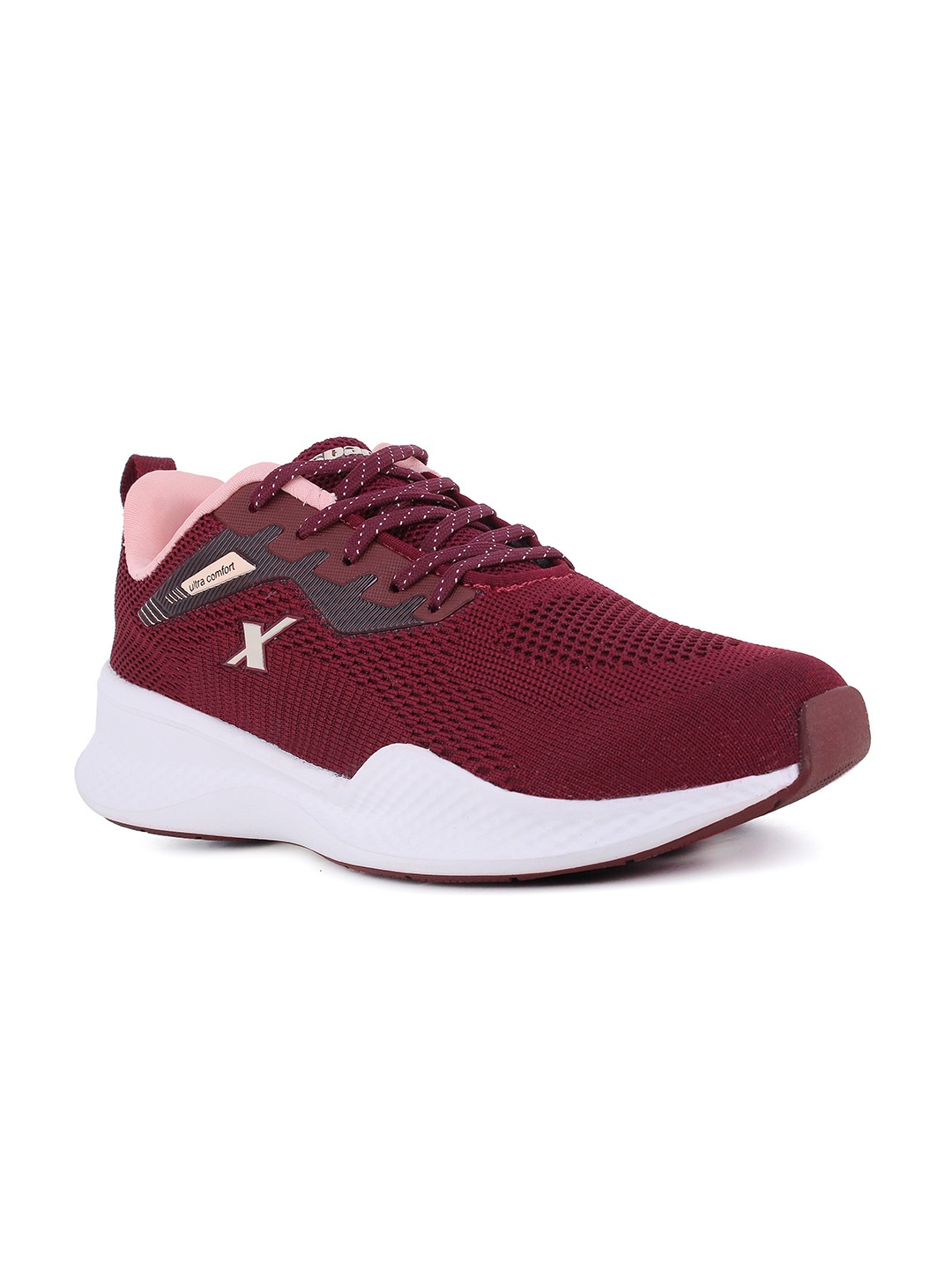 

Sparx Women Maroon Mesh Running Non-Marking Shoes