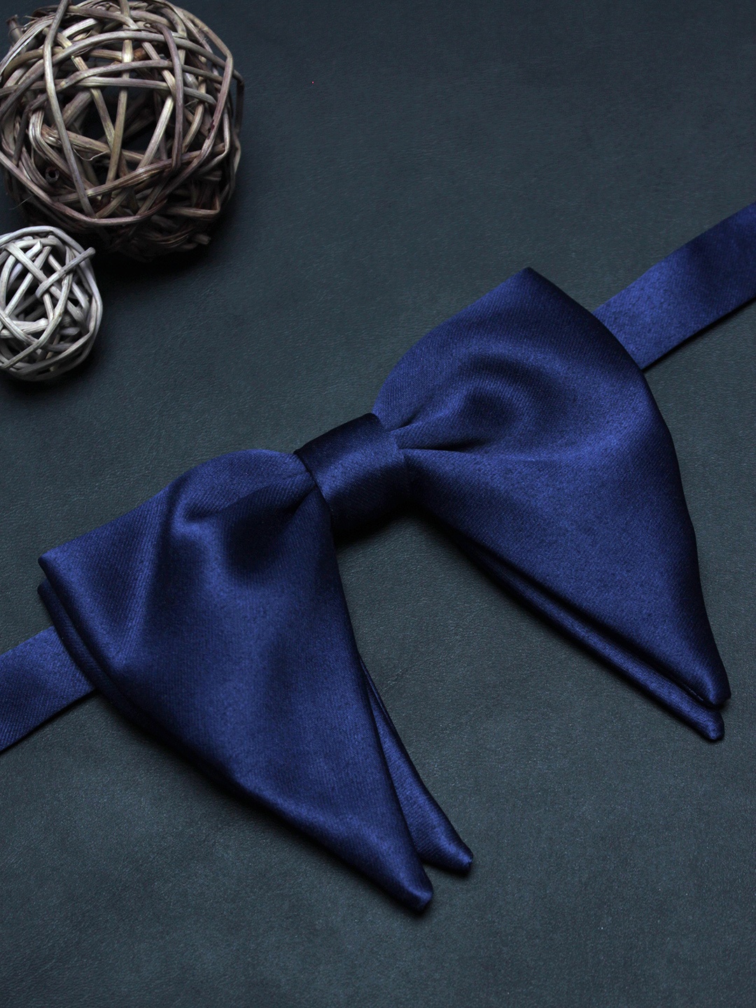 

PELUCHE Men Blue Cotton Bow Tie