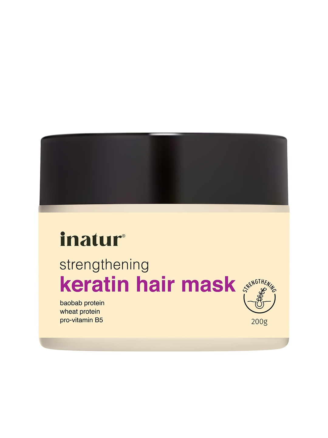 

Inatur Damage Control Keratin Hair Mask 200 g, White