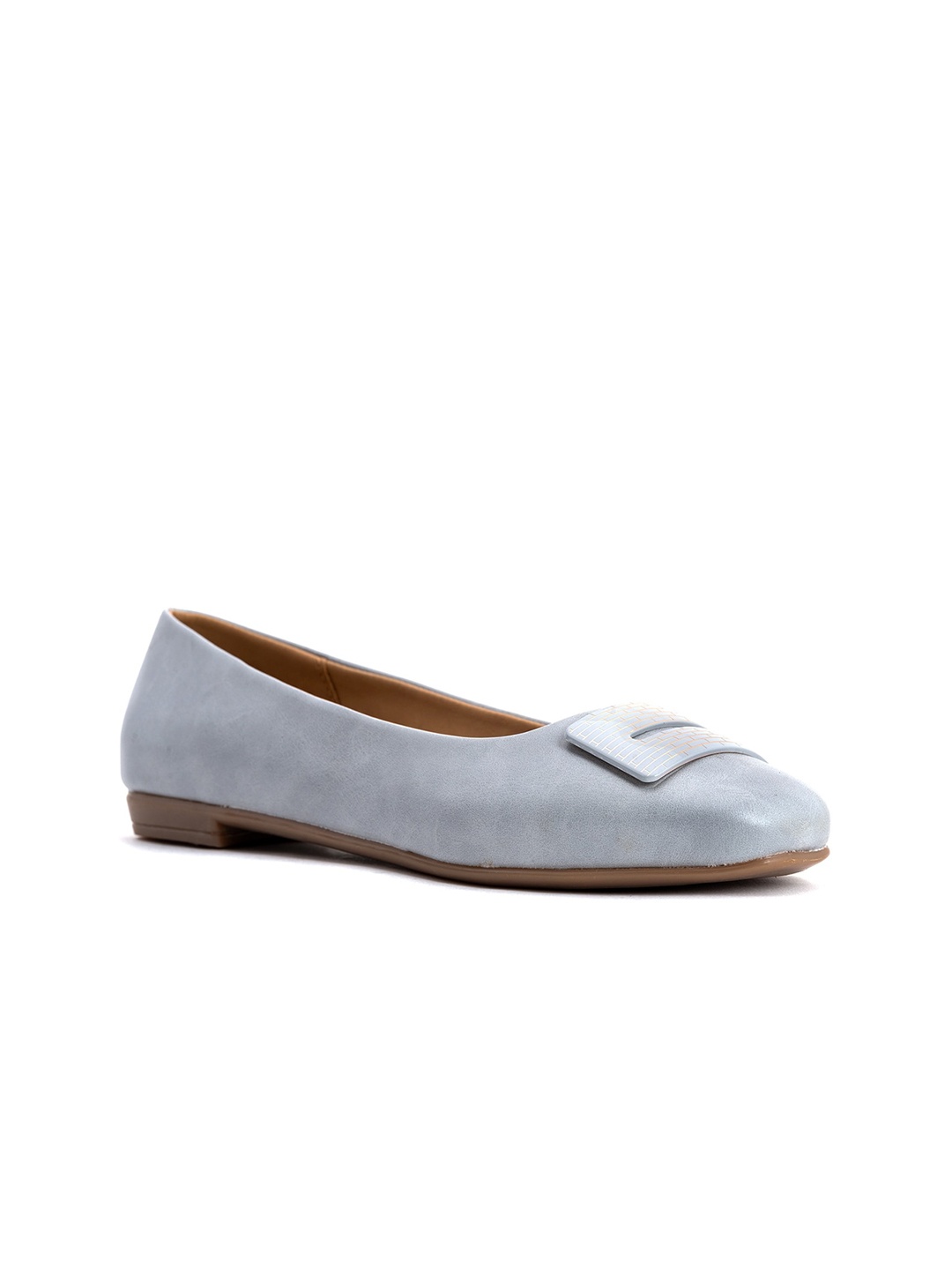

Khadims Women Grey Ballerinas Flats