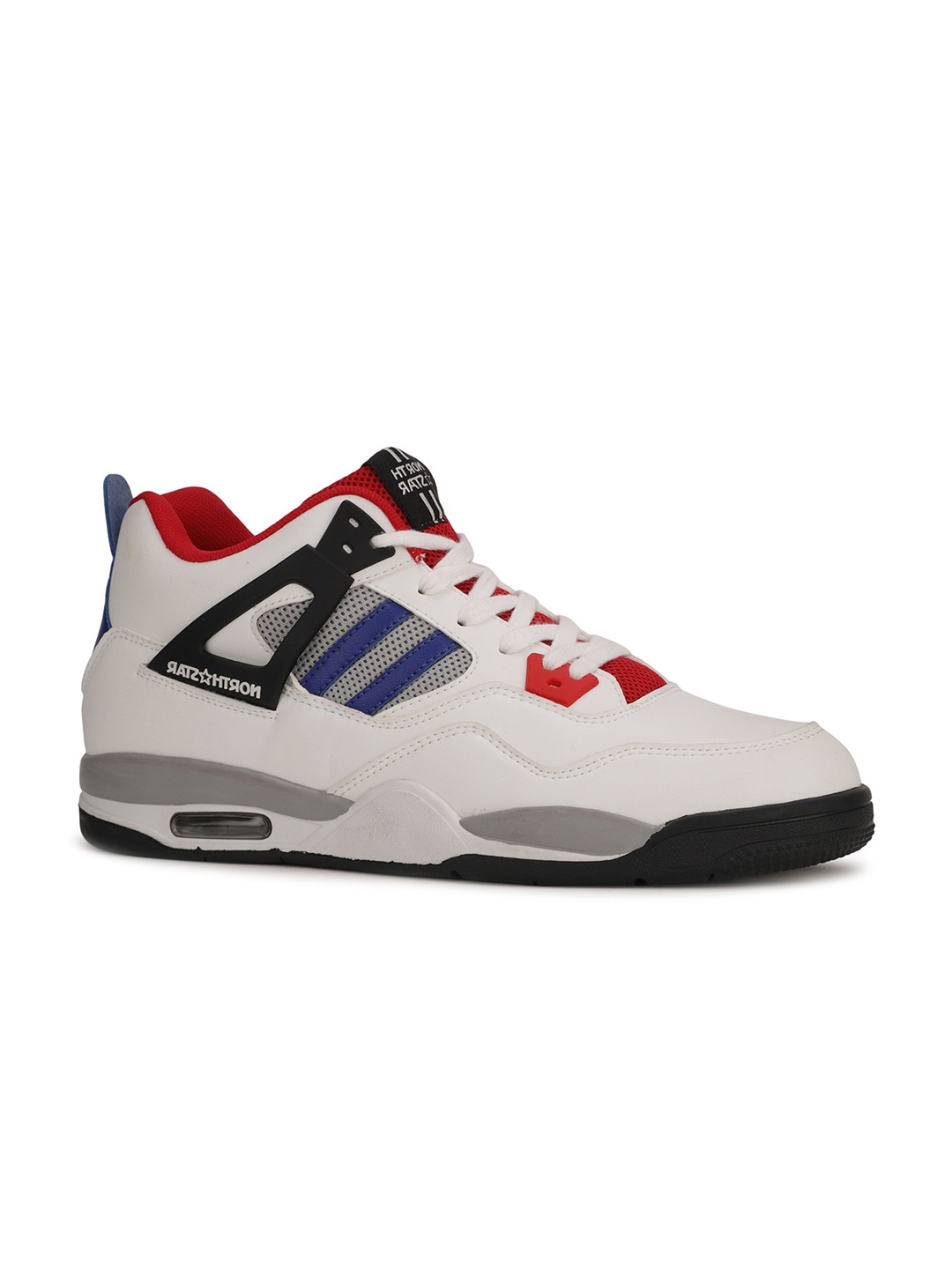 

North Star Men White PU Sneakers