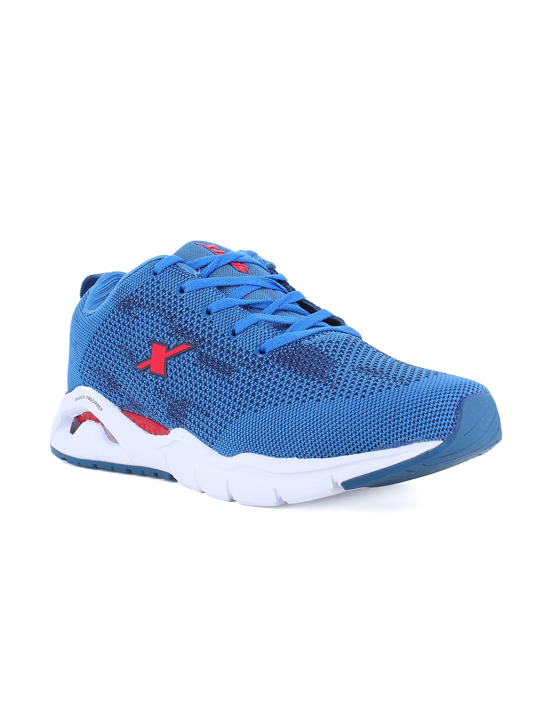 

Sparx Men Blue & Red Mesh Running Non-Marking Shoes