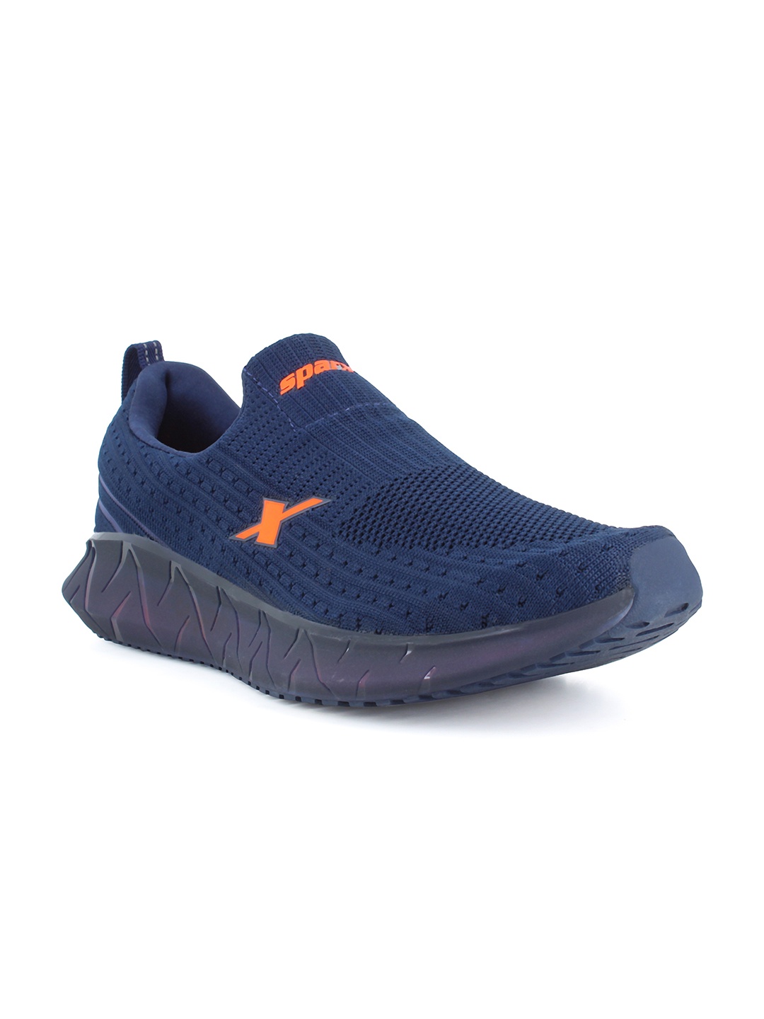 

Sparx Men Navy Blue Mesh Running Non-Marking Shoes