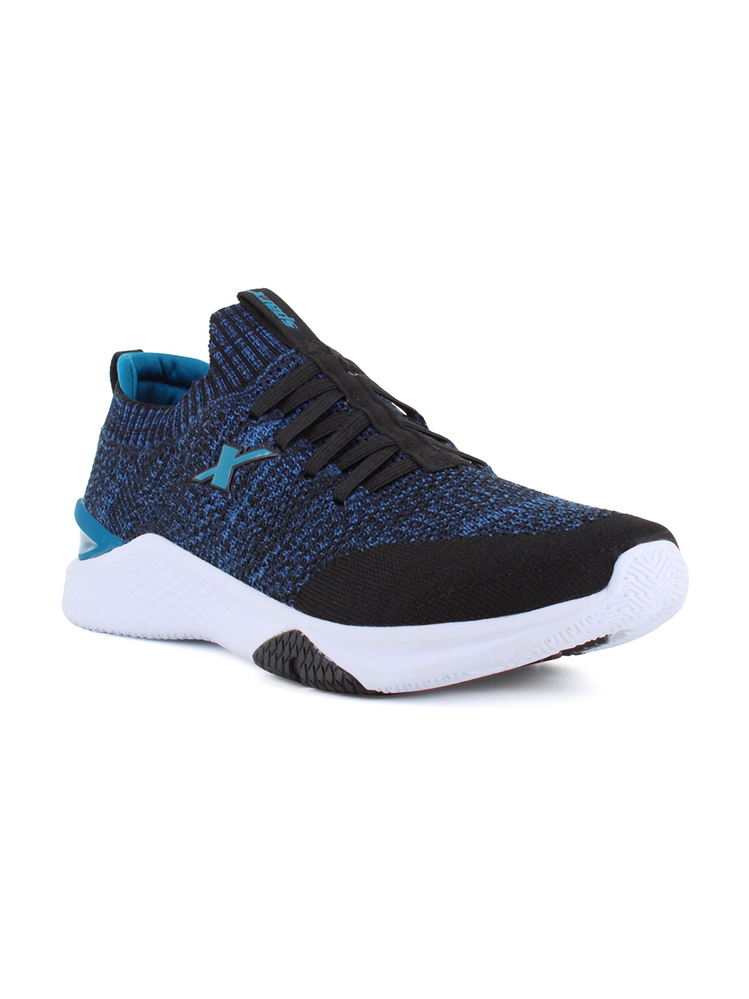 

Sparx Men Blue & Black Mesh Running Non-Marking Shoes