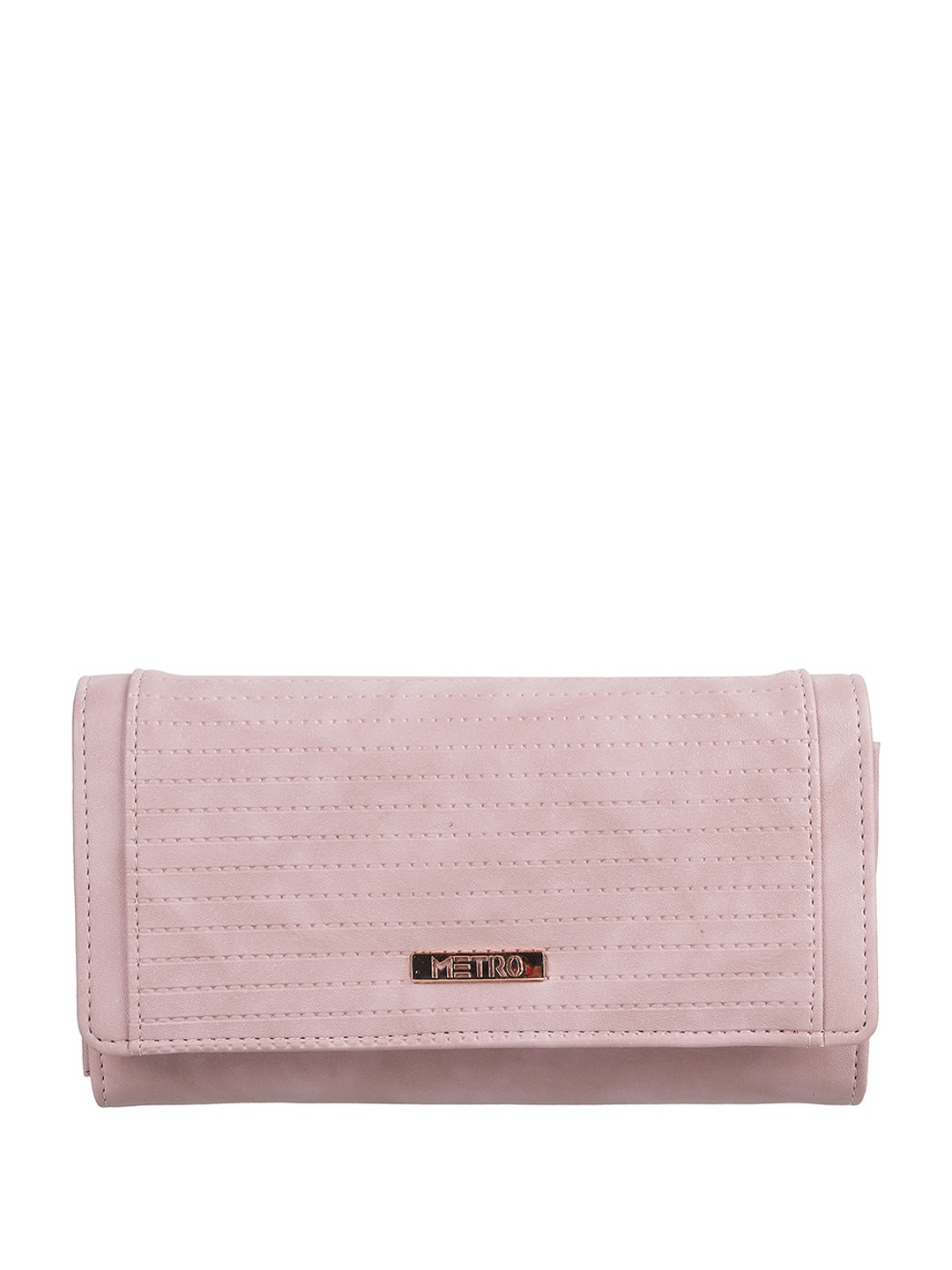 

Metro Women Peach-Coloured Purse Clutch