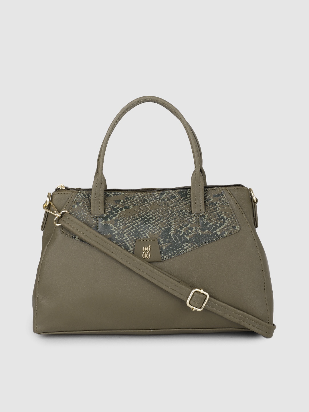 

Baggit Green Structured Handheld Bag