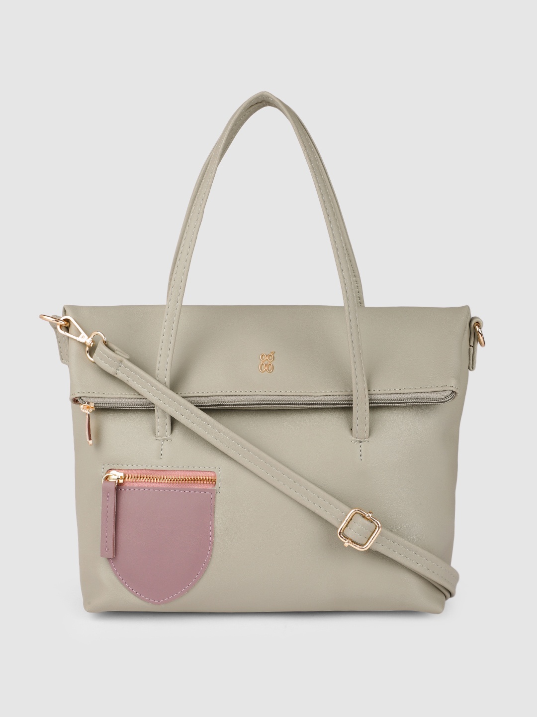 

Baggit Green Structured Shoulder Bag