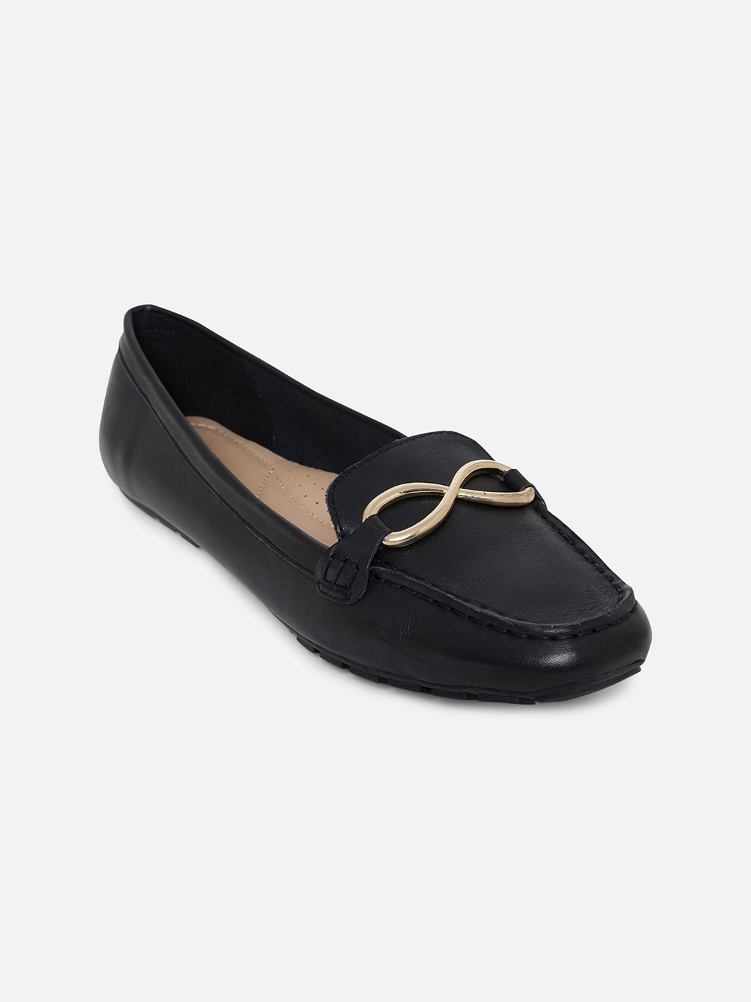 

ALDO Women Black Leather Loafers