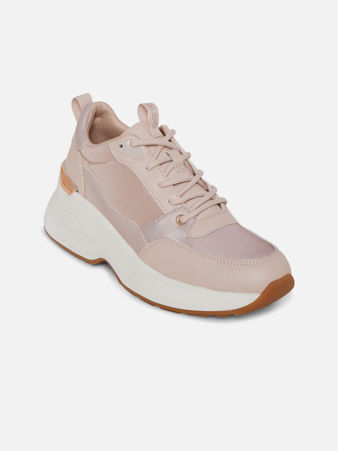 

ALDO Women Pink Lace-up Sneakers