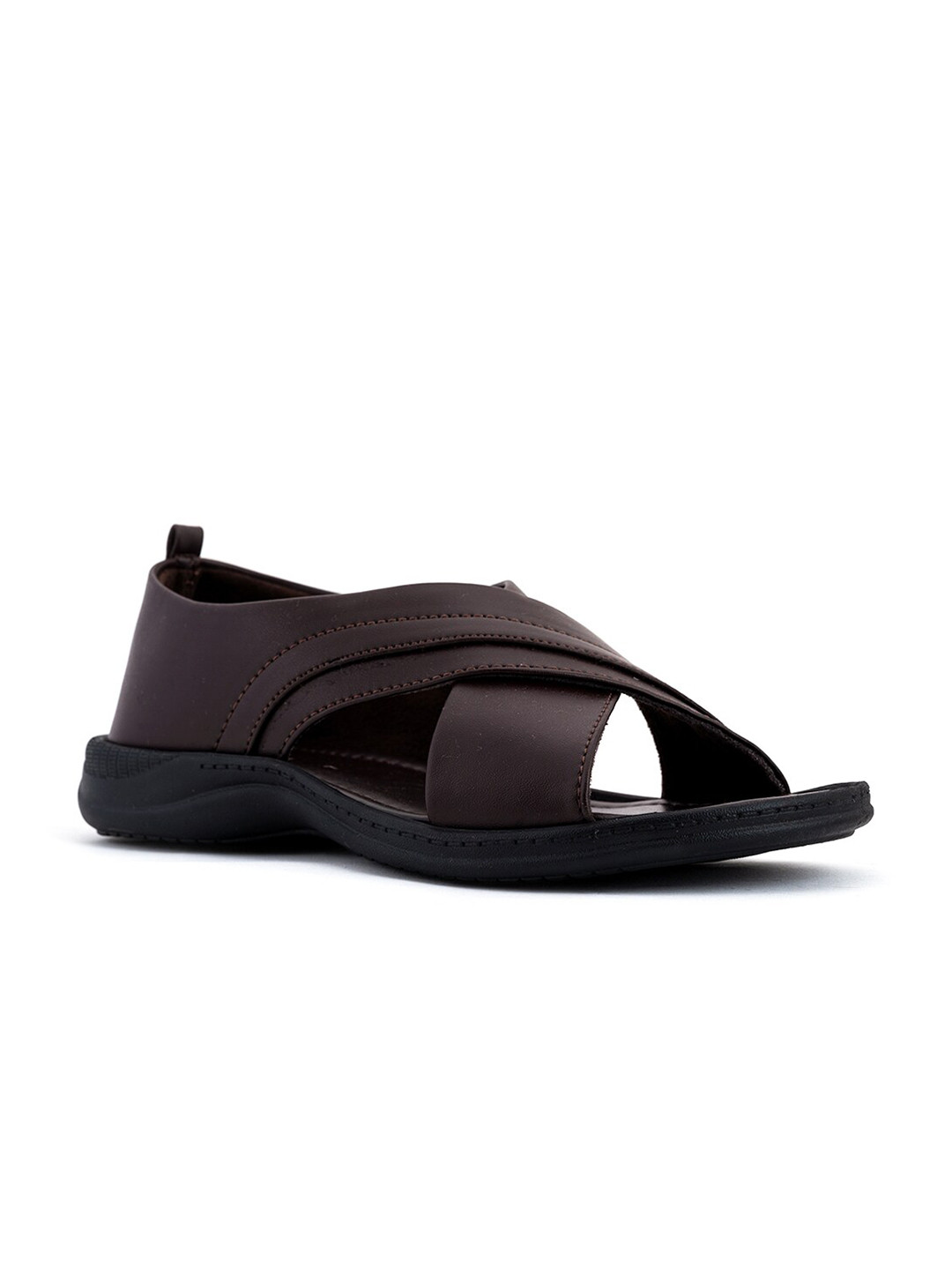 

Khadims Men Brown Comfort Sandals