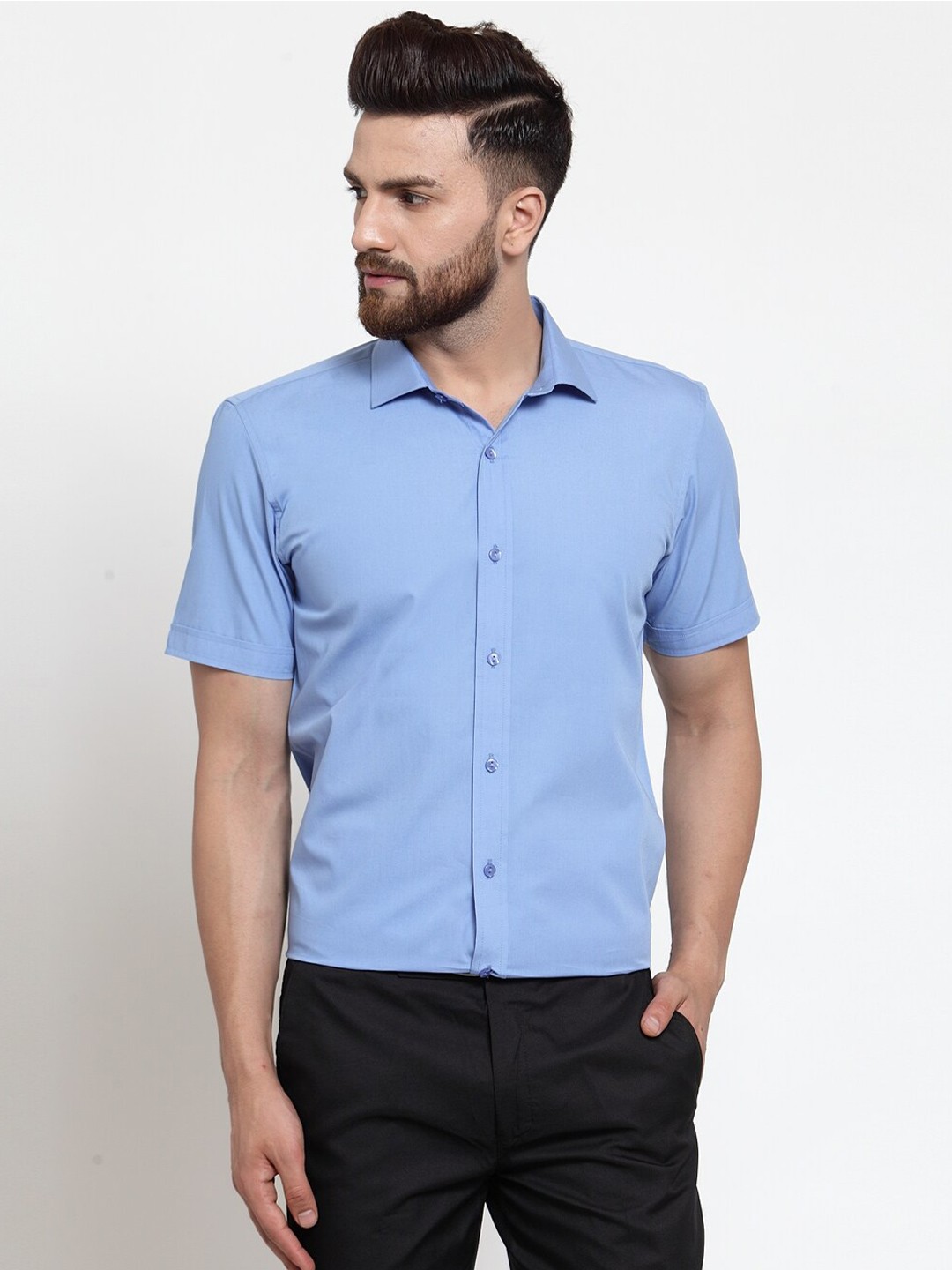

WESTCLO Men Blue Slim Fit Casual Shirt