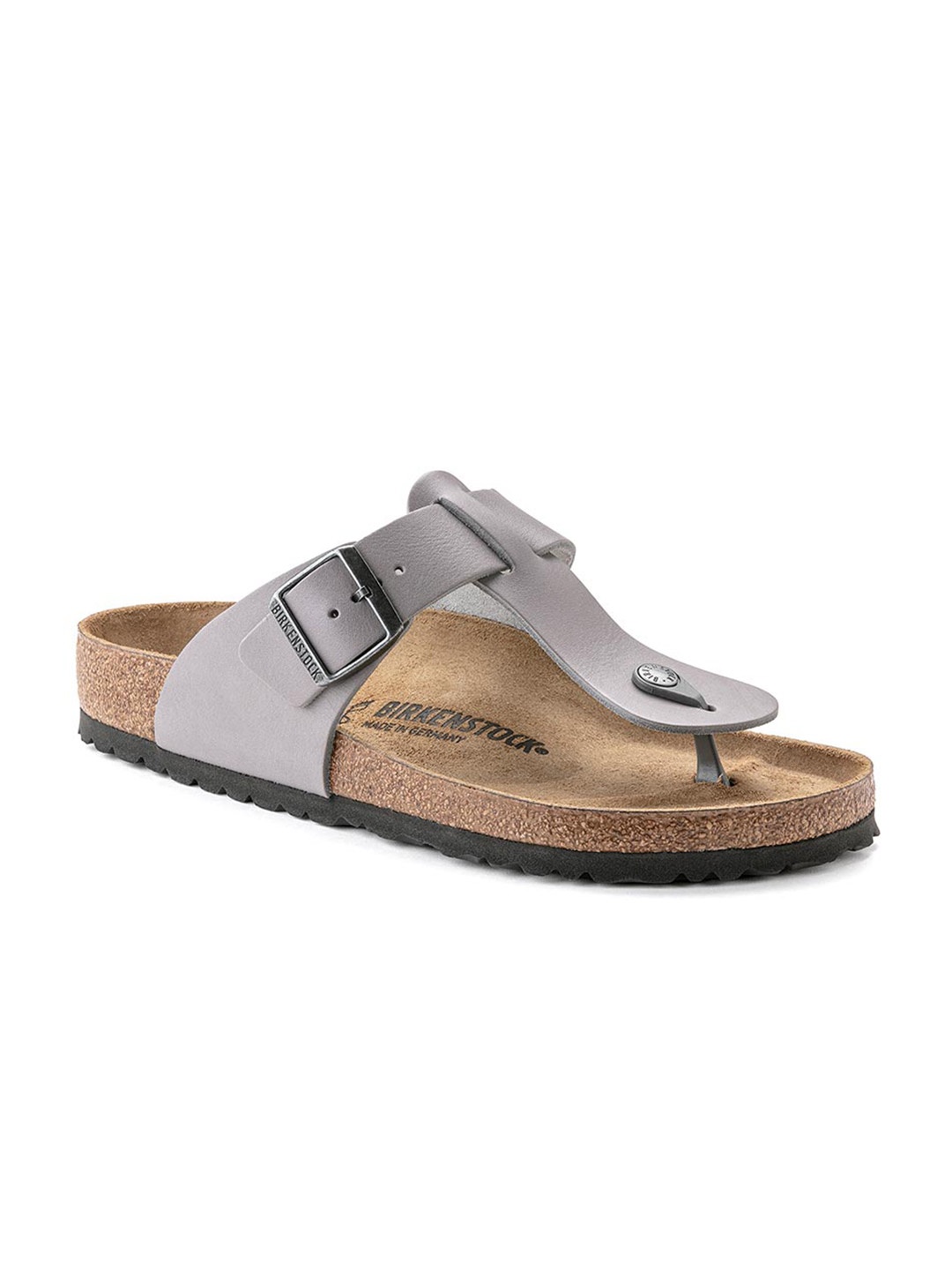 

Birkenstock Men Grey Regular Width Medina Regular Sliders