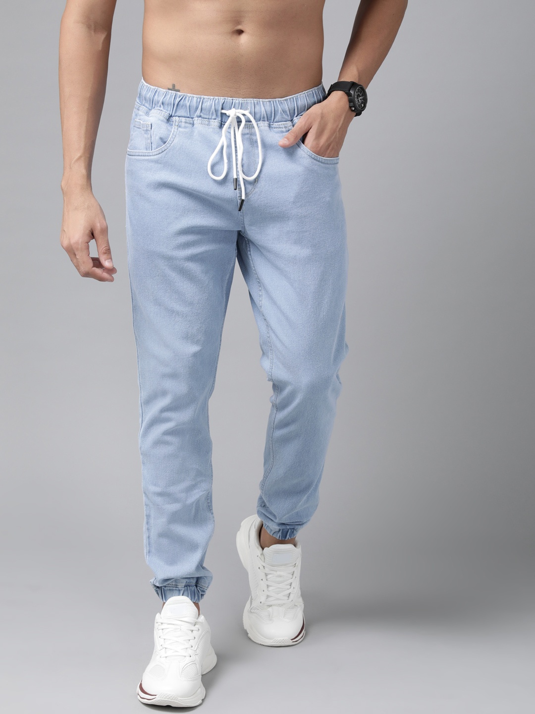 

Roadster Men Blue Stretchable Jogger Jeans