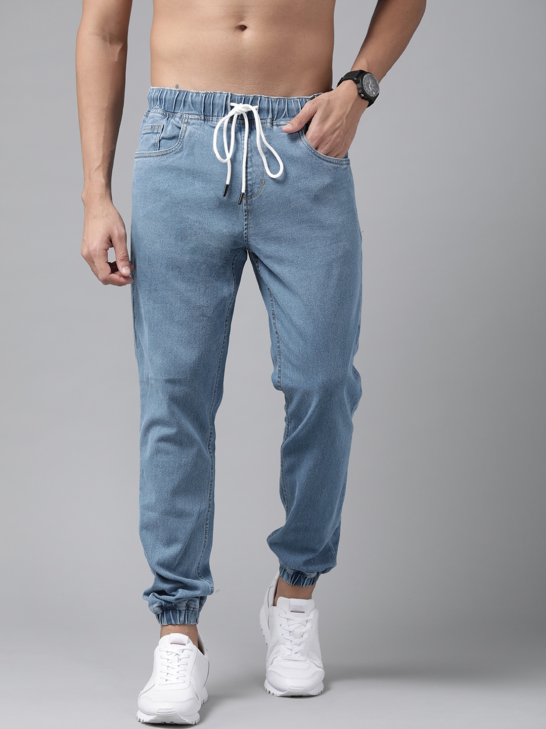 

Roadster Men Blue Stretchable Jogger Jeans