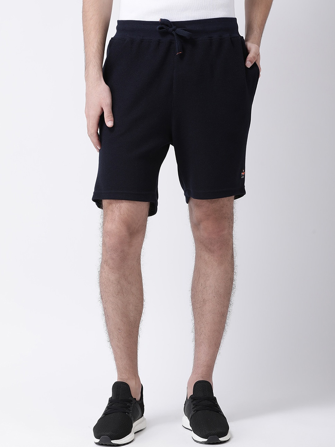 

Club York Men Navy Blue Sports Shorts