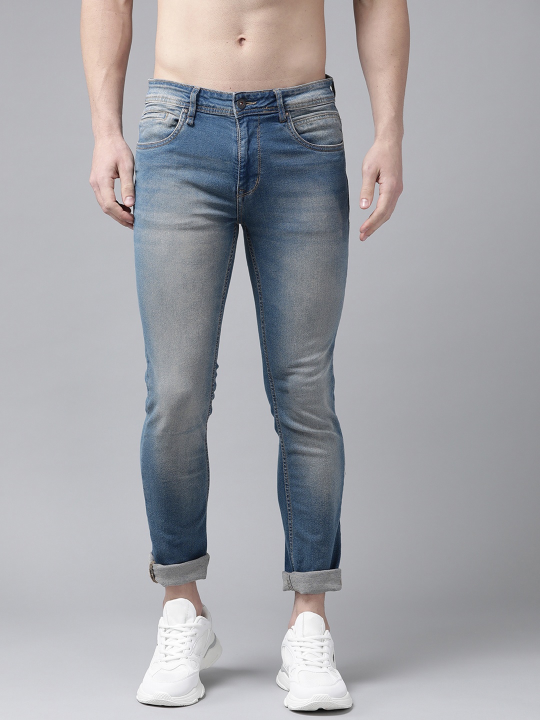 

Roadster Men Blue Skinny Fit Light Fade Stretchable Jeans