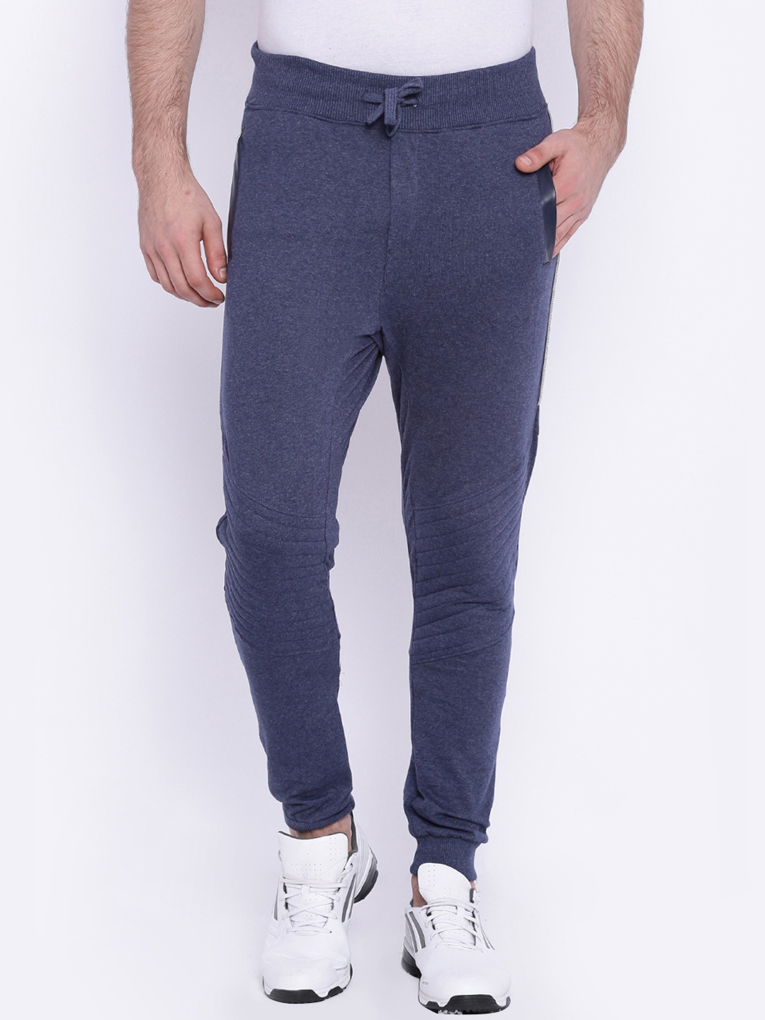 

Campus Sutra Blue Track Pants