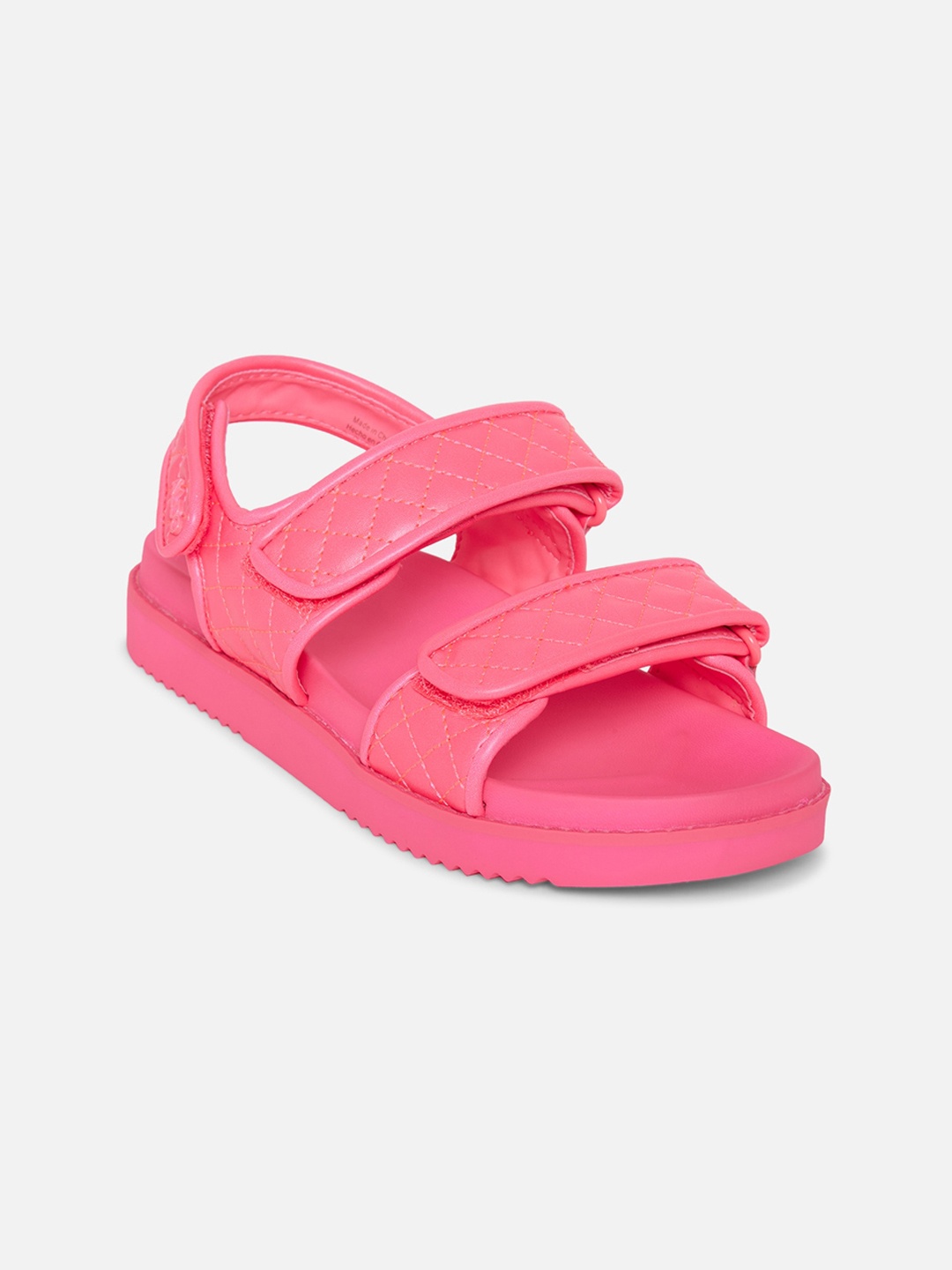 

ALDO Women Pink Open Toe Flats with Bows