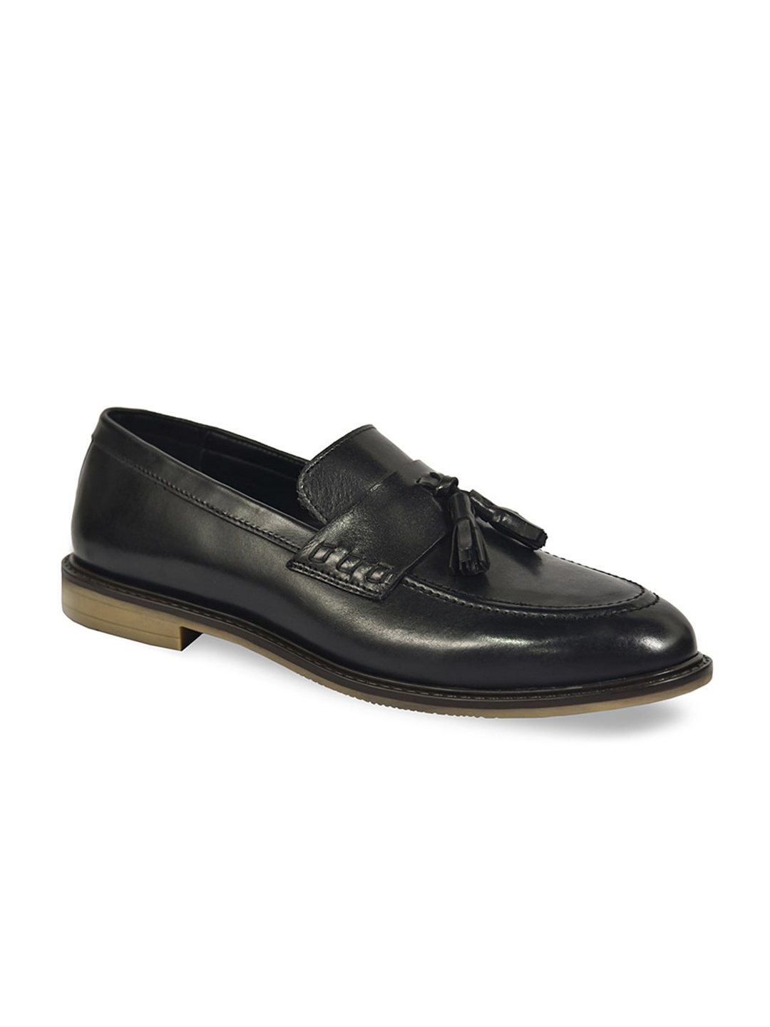 

SILVER STREET LONDON Men Black Leather Loafers