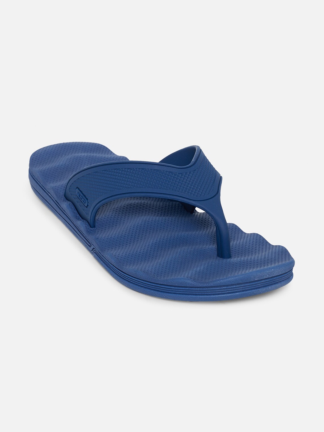 

ALDO Men Blue Striped Thong Flip-Flops