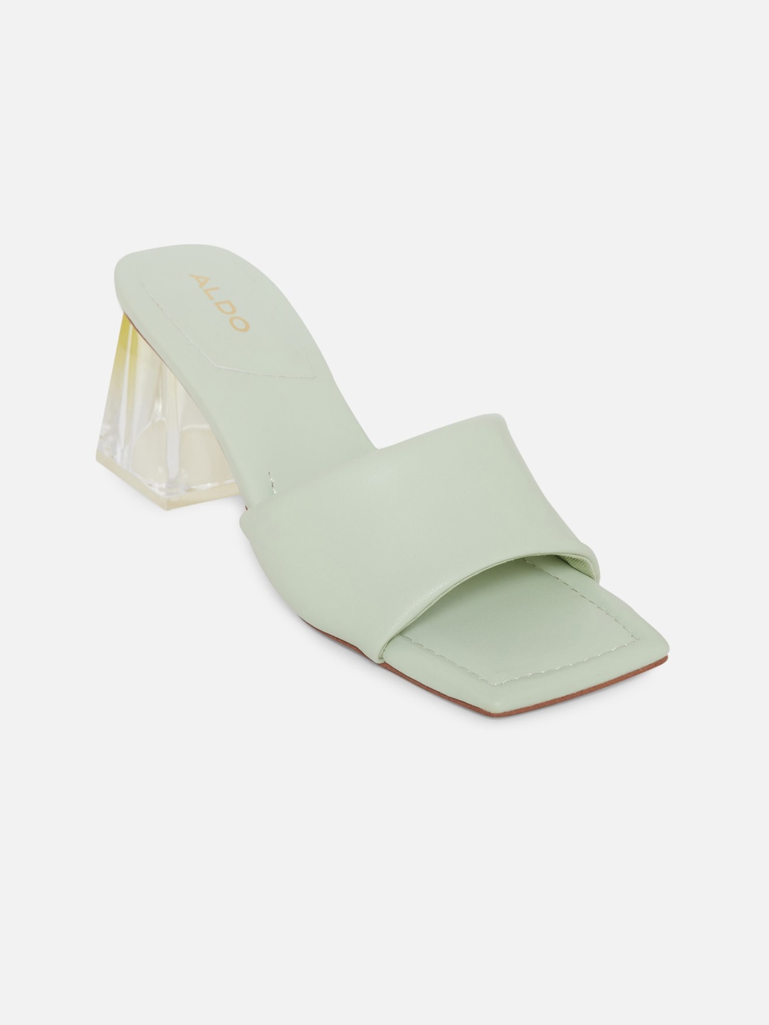 

ALDO Women Sage Green Block Heels