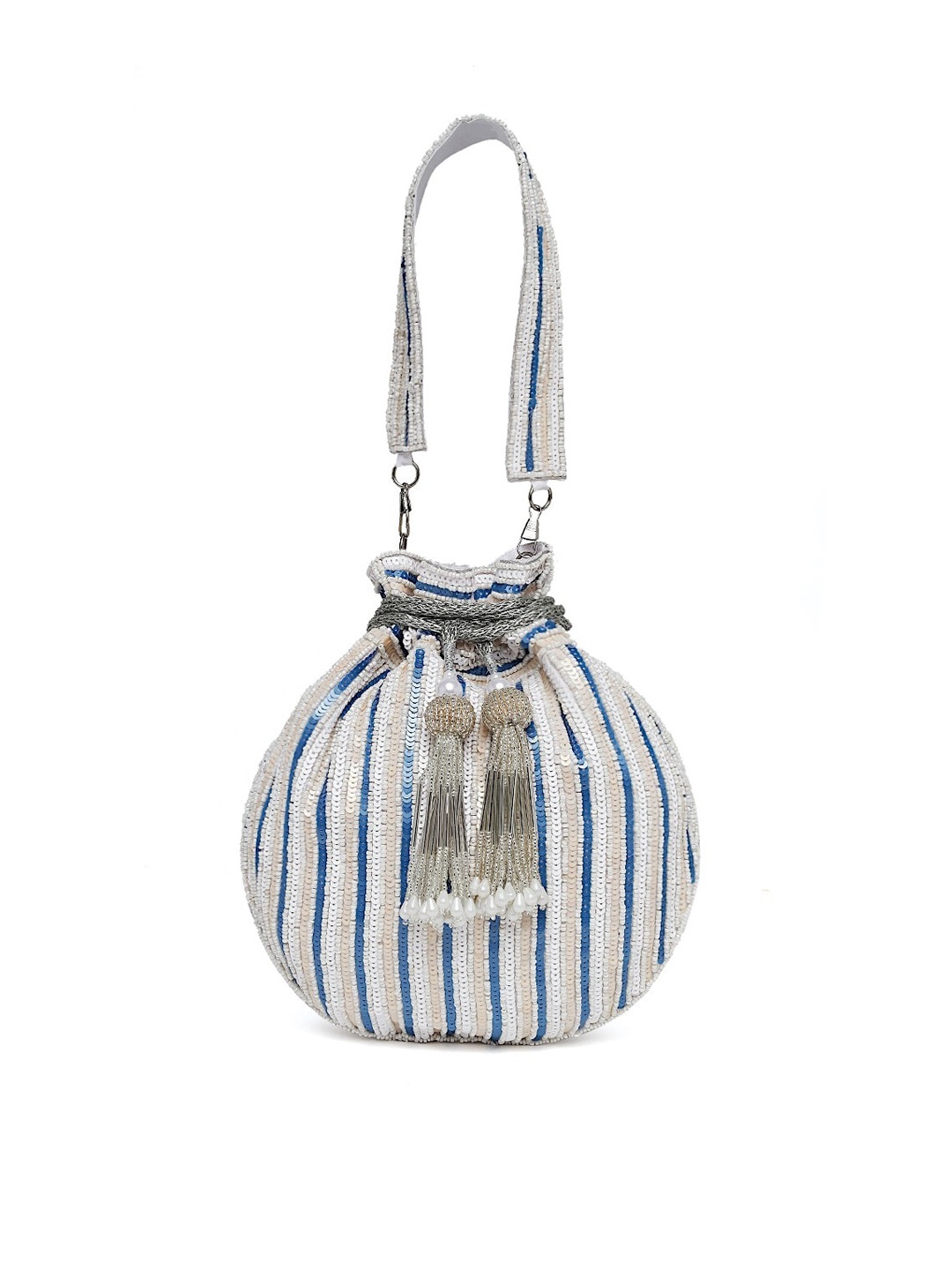 

Tarini Nirula Multicoloured Shopper Sling Bag with Tasselled, Multi