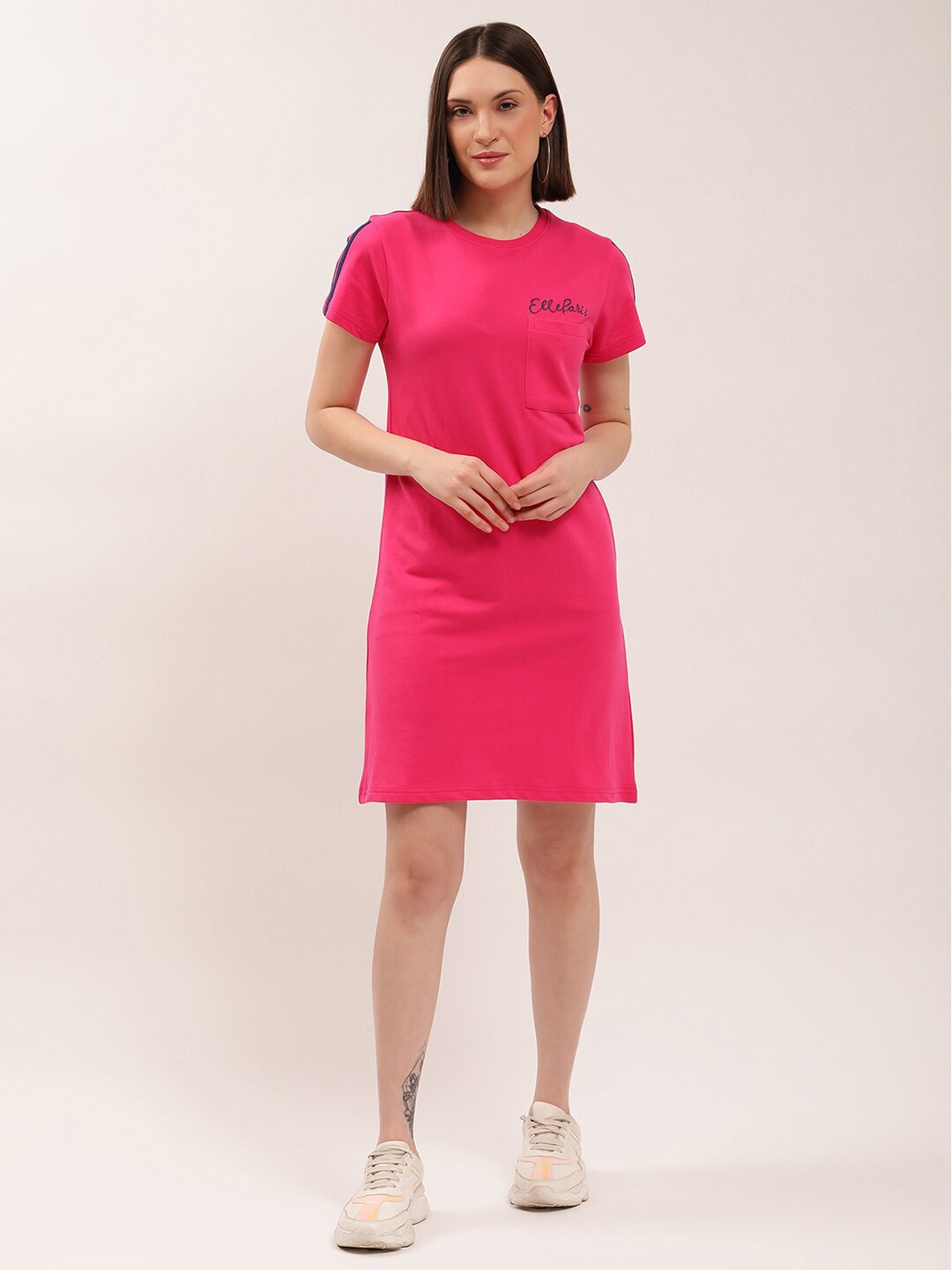 

ELLE Pink T-shirt Dress