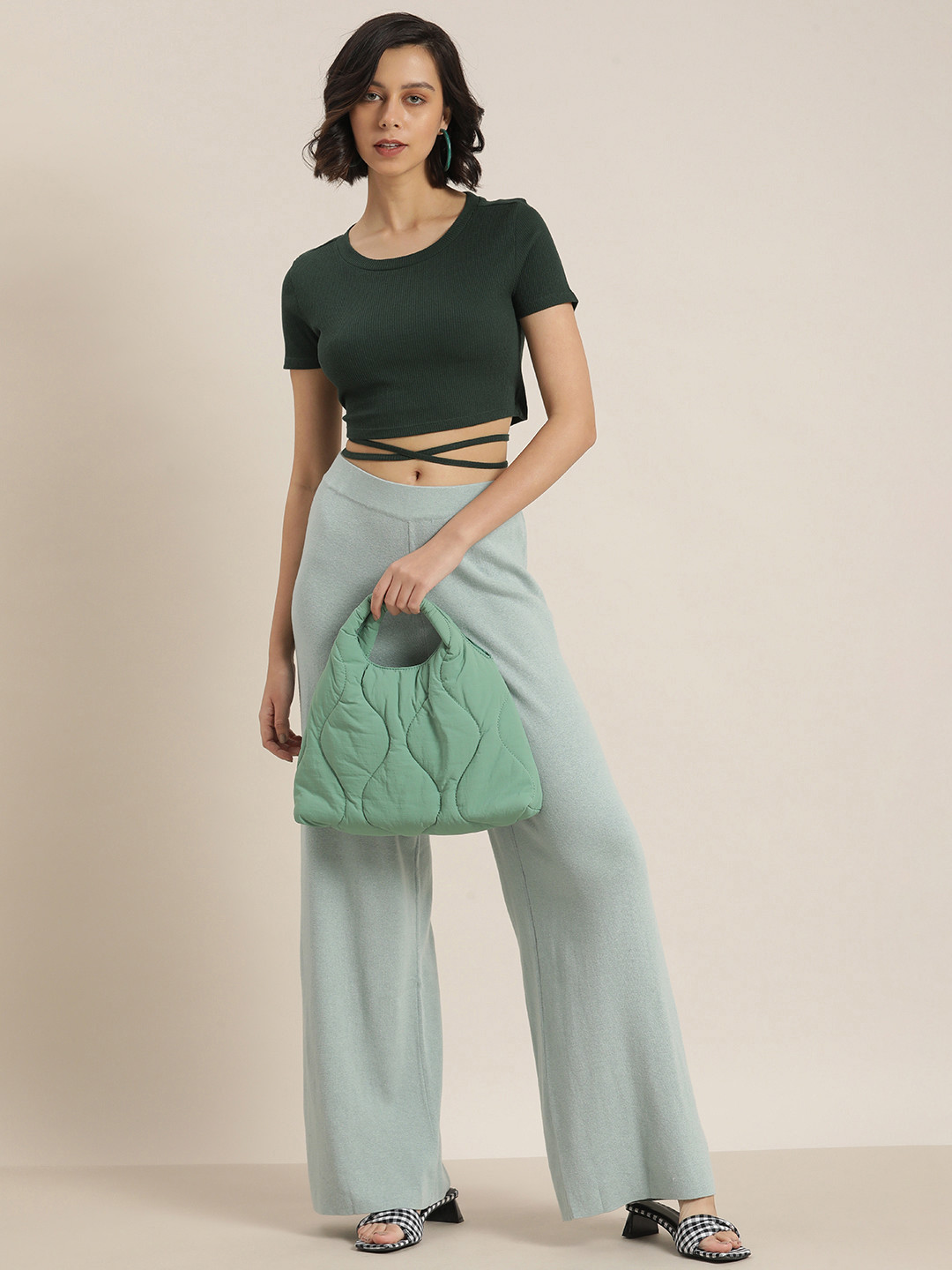 

Moda Rapido Women Green Regular Top