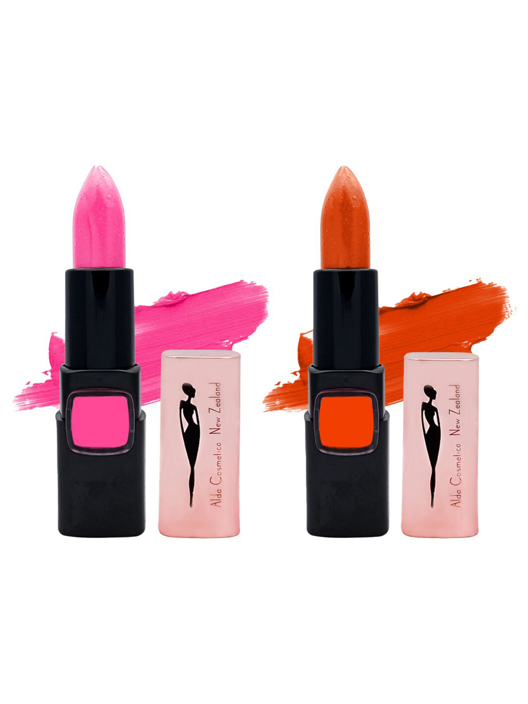 

Pretty Woman Set of 2 Long Lasting Color Rush Matte Lipsticks 4.2 g Each - L02 & L15, Orange