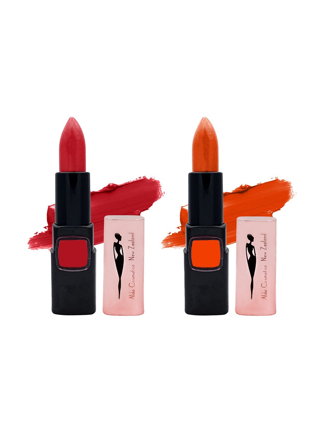 

Pretty Woman Set of 2 Long Lasting Color Rush Matte Lipsticks 4.2 g Each - L02 & L17, Red